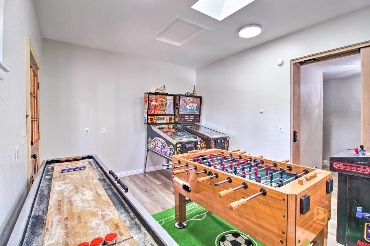 Pinetop Creekside Cabin Secret Game Room! Exterior foto